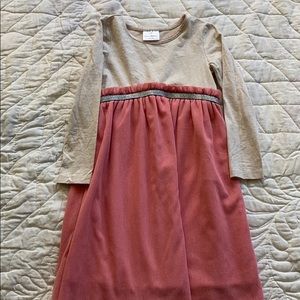 Hanna Andersson pink tulle dress 110